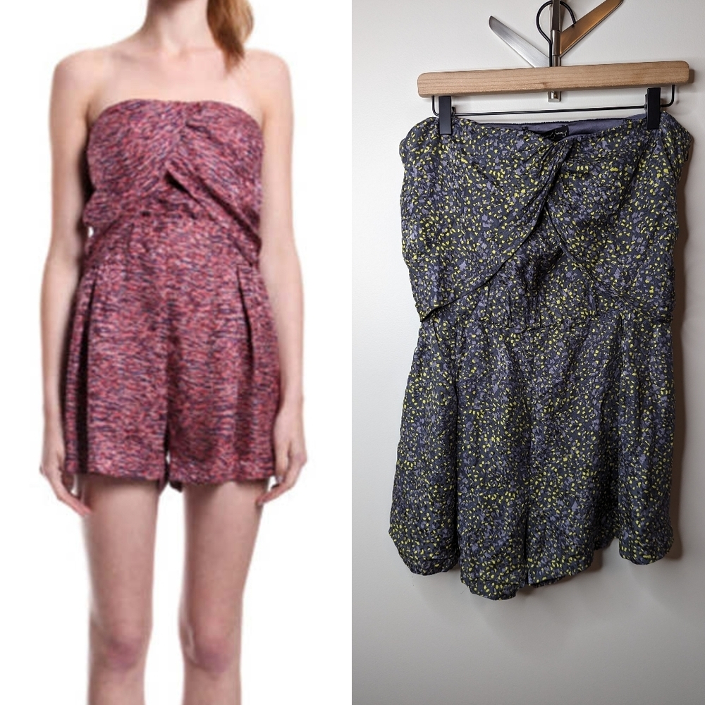 Elizabeth & James Emma Silk Romper | Size 8